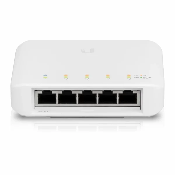 Ubiquiti Switch Flex Ubiquiti UniFi Switch Flex – 5-portno notranje/zunanje PoE stikalo