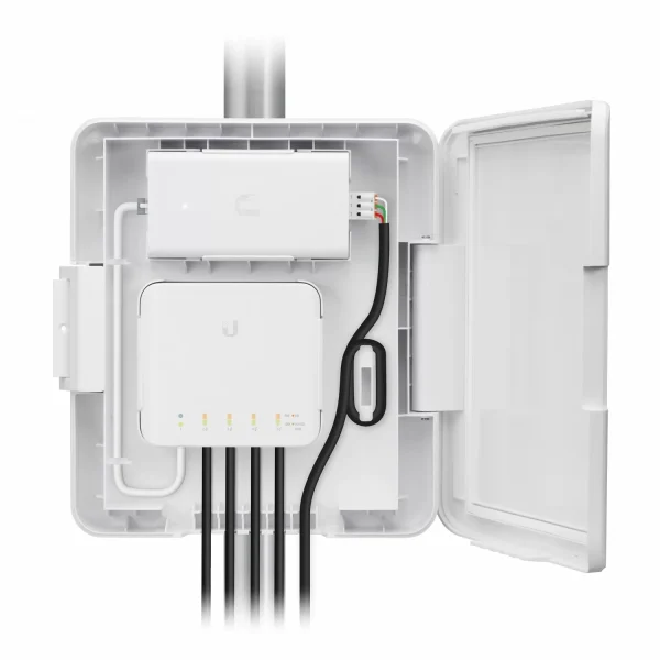 Ubiquiti Switch Flex Adapter Kit Ubiquiti Switch Flex Utility – vremensko odporno zunanje ohišje za Switch Flex