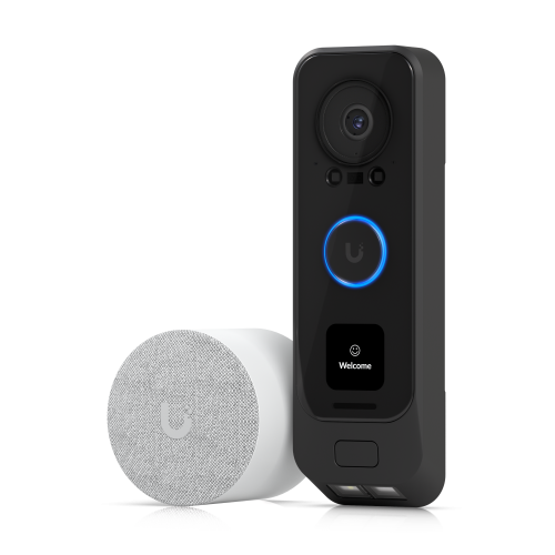 Ubiquiti G4 Doorbell Pro PoE Kit Black Ubiquiti G4 Doorbell Pro PoE Kit Black – črni PoE video zvonec s PoE gongom