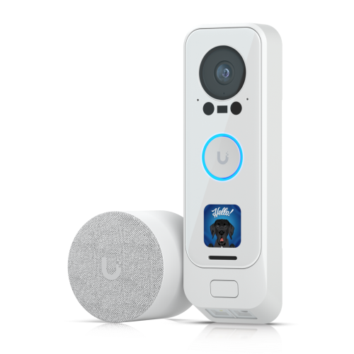 Ubiquiti G4 Doorbell Pro PoE Kit White Ubiquiti G4 Doorbell Pro PoE Kit White – beli PoE video zvonec s PoE gongom