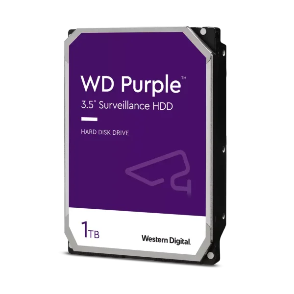 WD Purple WD10PURZ – trdi disk za videonadzor 1 TB, 64 MB