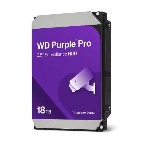 WD Purple Pro Smart Video Hard Drive - 18TB WD Purple Pro WD181PURP – 18 TB disk za napredni videonadzor