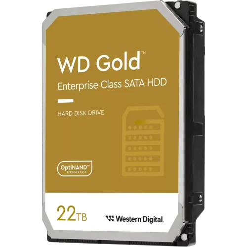 WD Gold Enterprise HDD 22TB 512 MB WD Gold WD221KRYZ – Enterprise HDD 22 TB, 512 MB