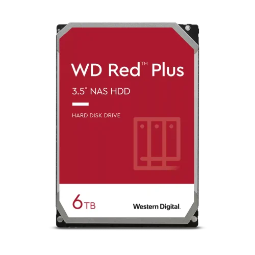 WD Red Plus NAS Hard Drive 6TB 256Mb WD Red Plus 6TB 256Mb – NAS trdi disk