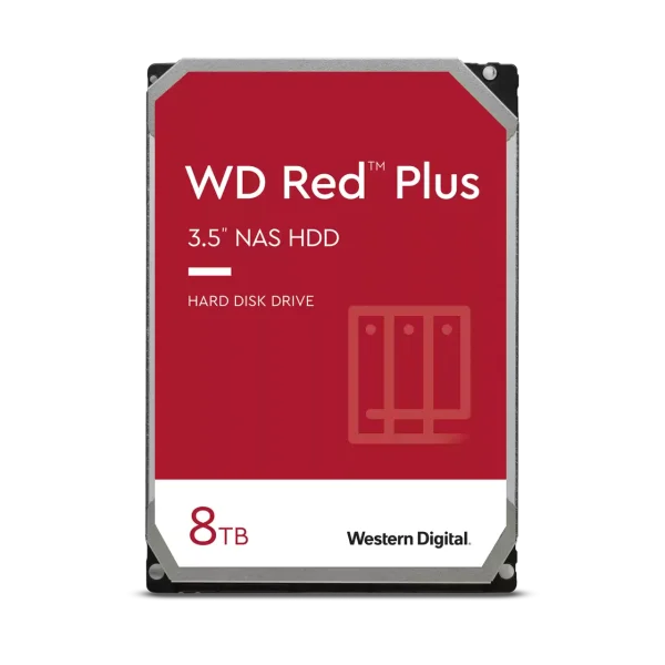 WD Red Plus NAS Hard Drive 8TB 256MB WD Red Plus 8TB 256MB – NAS trdi disk