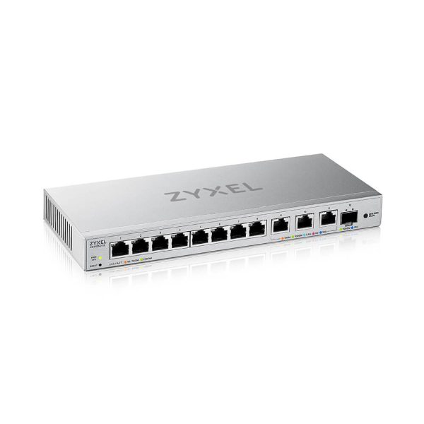 Zyxel XGS1250-12 V2 12-PORT GbE Webmanaged Desktop Switch Zyxel XGS1250-12 V2 – 12-portno Web Managed Multi-Gigabit stikalo