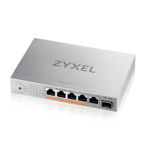Zyxel XMG-105HP-EU0101F 5 Ports 2,5G PoE++ switch Zyxel XMG-105HP – 5-portno 2,5GbE PoE++ stikalo s SFP+
