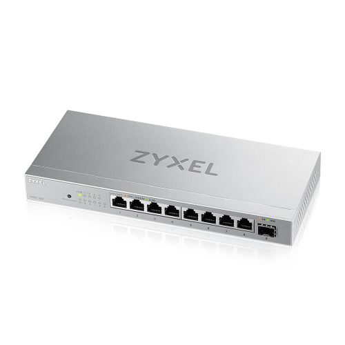Zyxel XMG-108 8 Ports 2,5G + 1 SFP+ Unmanaged Switch Zyxel XMG-108 – 8-portno 2,5GbE neupravljano stikalo s SFP+