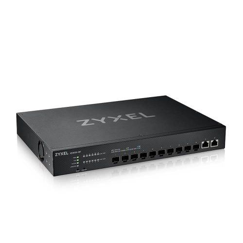 Zyxel XS1930-12F 10-PORT 10G Smart Managed Fiber Switch 2 Multi-Gigabit Ports Zyxel XS1930-12F – 10G optično stikalo z 10× SFP+ in 2× Multi-Gig RJ45