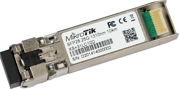 Mikrotik XS+31LC10D MikroTik XS+31LC10D – SFP/SFP+/SFP28 optični modul