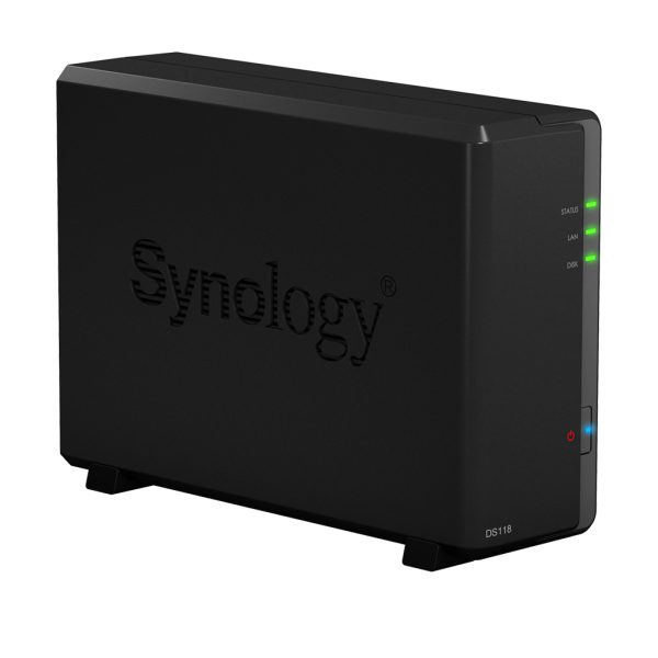 Synology DS118 – 1-režni NAS za dom in manjšo pisarno (EOL) – dodatna slika 1 Synology DS118 – 1-režni NAS za dom in manjšo pisarno (EOL) – dodatna slika 1