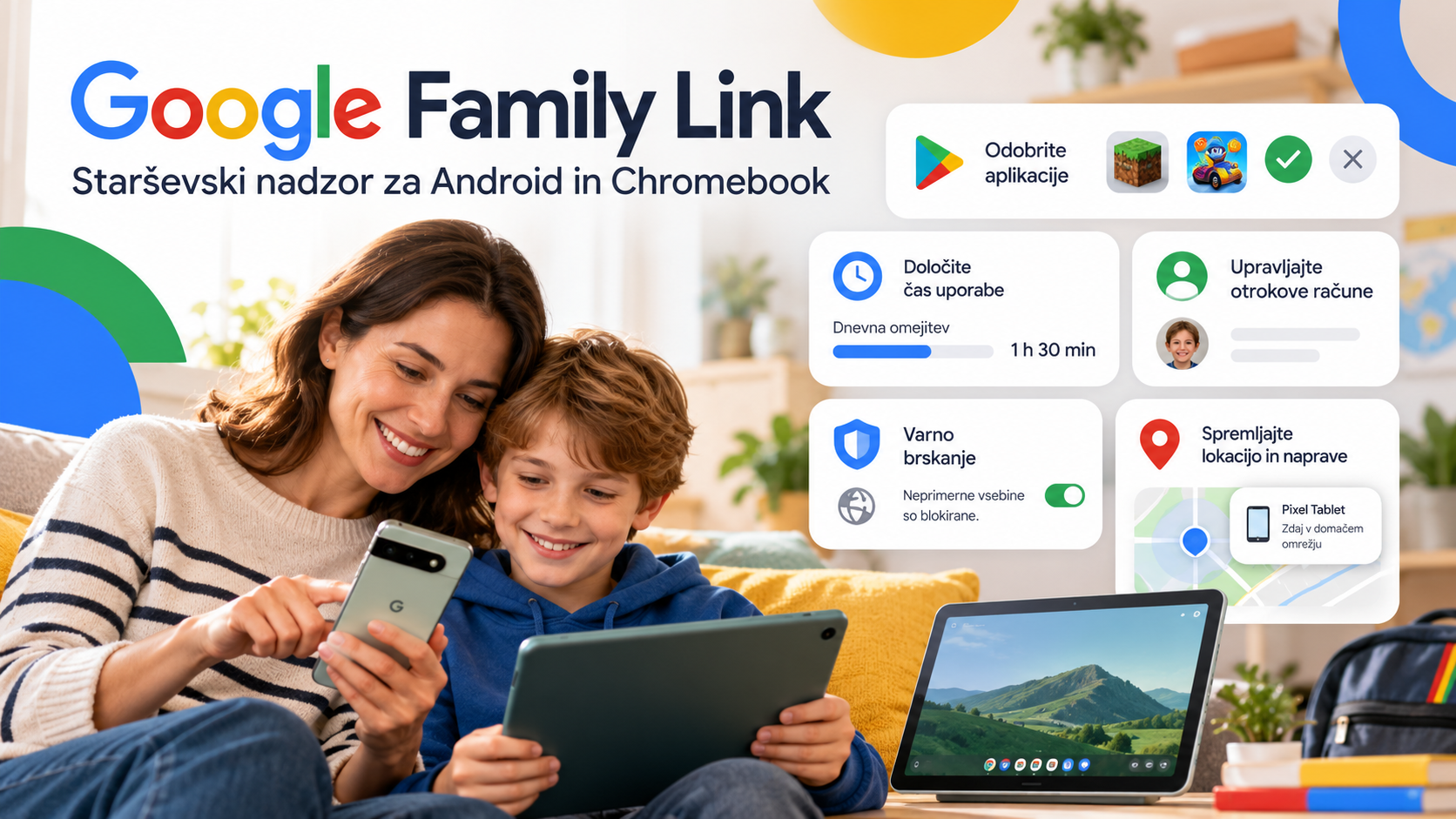 Google Family Link – starševski nadzor za Android in Chromebook