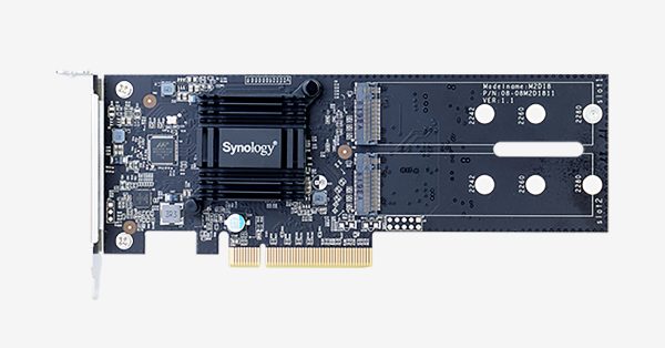 Synology M2D18 – dvojna M.2 SSD adapterska kartica – dodatna slika 1 Synology M2D18 – dvojna M.2 SSD adapterska kartica – dodatna slika 1