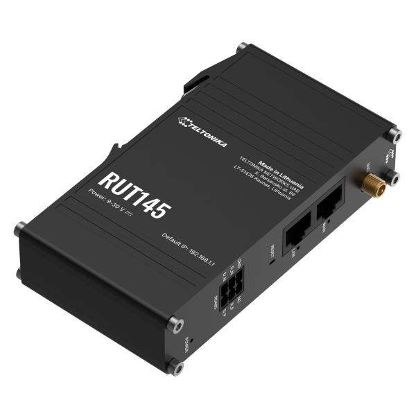 Teltonika RUT145 – industrijski Ethernet/Wi‑Fi usmerjevalnik z RS485 – dodatna slika 2 Teltonika RUT145 – industrijski Ethernet/Wi‑Fi usmerjevalnik z RS485 – dodatna slika 2