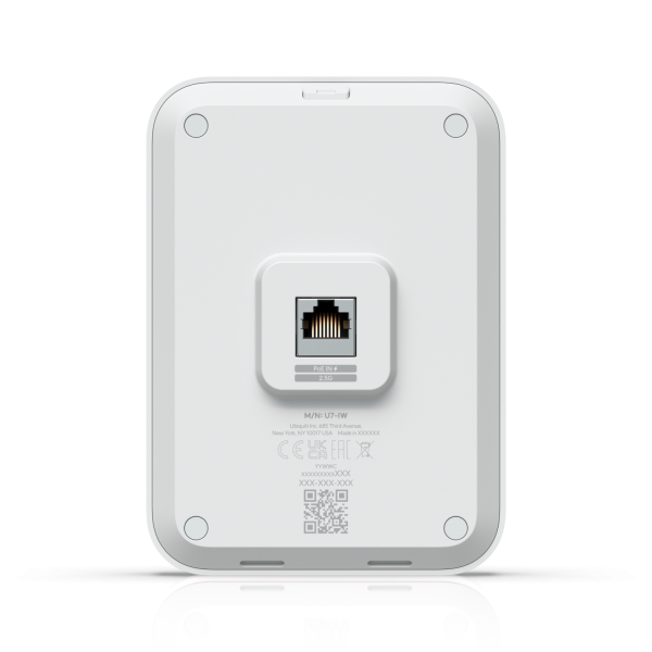 Ubiquiti UniFi U7 In-Wall – stenska Wi‑Fi 7 dostopna točka z 2,5GbE PoE stikalom – dodatna slika 2 Ubiquiti UniFi U7 In-Wall – stenska Wi‑Fi 7 dostopna točka z 2,5GbE PoE stikalom – dodatna slika 2
