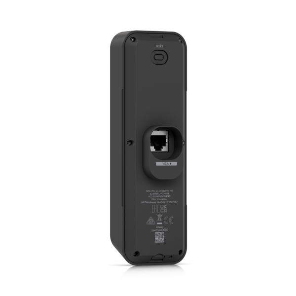 Ubiquiti G4 Doorbell Pro PoE Kit Black – črni PoE video zvonec s PoE gongom – dodatna slika 3 Ubiquiti G4 Doorbell Pro PoE Kit Black – črni PoE video zvonec s PoE gongom – dodatna slika 3